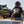 Cargar imagen en el visor de la galería, Young girl sitting in front of a Monster Energy truck, wearing a black shirt with a butterfly on the back. One wing is flowers and the other is black and white checkers.
