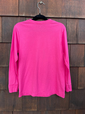 Hot pink youth long sleeve