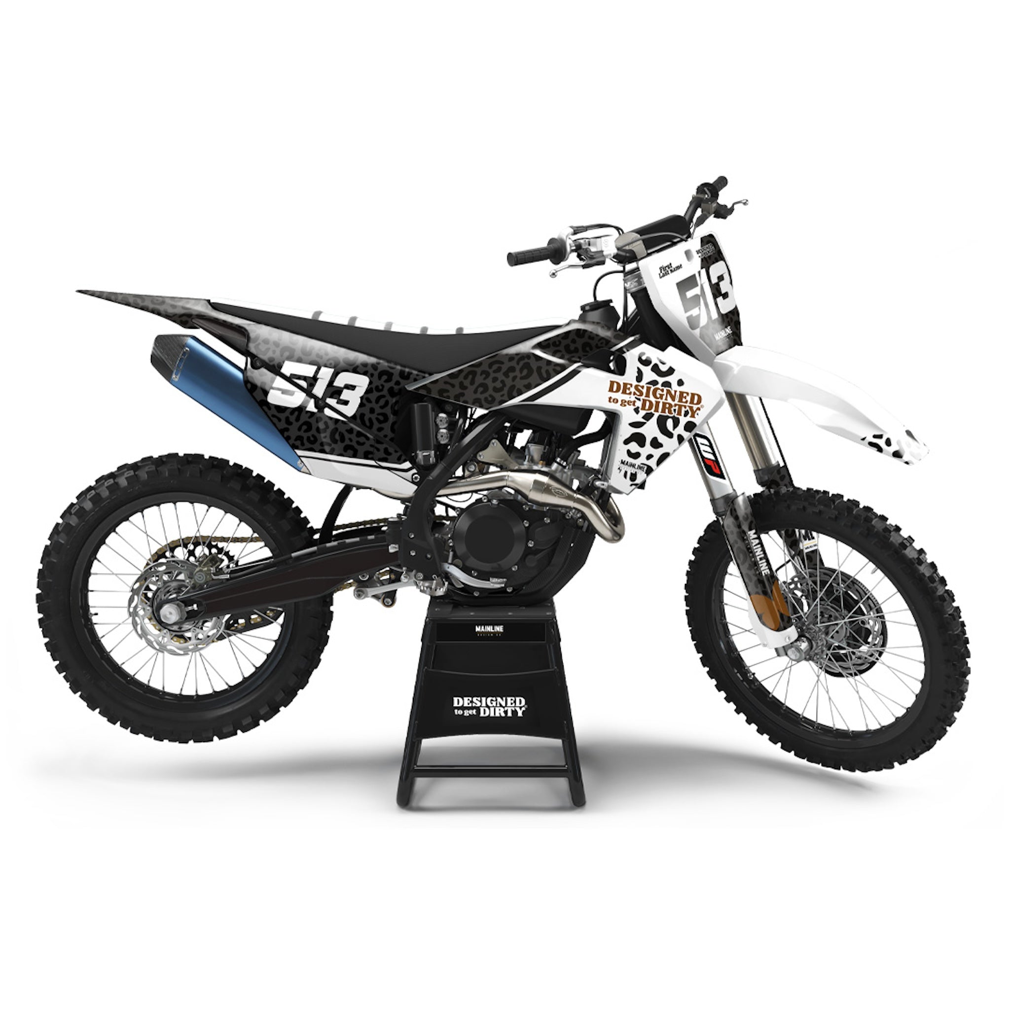 Leopard Dirt Bike Graphics Kit – MCREY