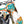 Load image into Gallery viewer, Honda CRF 250X with a 70&#39;s-inspired dirt bike graphics kit. There are lots of turquoise, orange and yellow flowers giving a flower power vibe.
