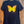 Load image into Gallery viewer, Back of a women&#39;s black t-shirt with an orange and yellow butterfly on the back.
