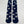 Load image into Gallery viewer, Women&#39;s knee-high performance moto socks in navy blue with white daisies
